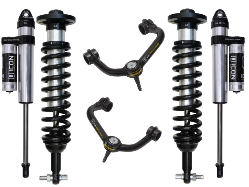 ICON 2015+ Ford F-150 4WD 0-2.63in Stage 3 Suspension System w/Tubular Uca - eliteracefab.com