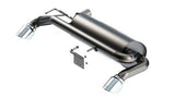 Borla 21-22 Ford Bronco 2.7L V6 4WD Touring Axle Back Exhaust Bright Chrome Tips