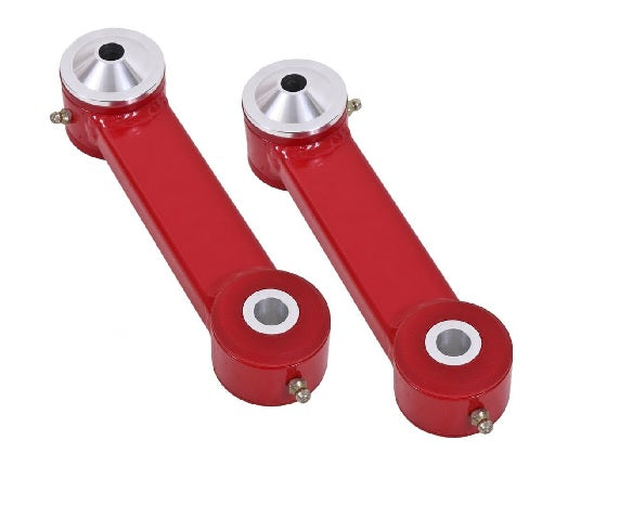 BMR VERTICAL LINK REAR LCA POLY BUSH RED (2015+ MUSTANG) - eliteracefab.com