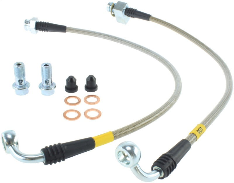 StopTech Stainless Steel Rear Brake Line Kit - eliteracefab.com