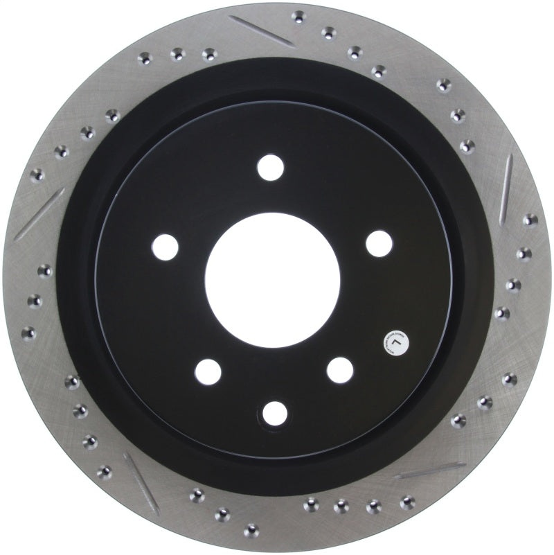 STOPTECH 06-07 350Z / 05-07 G35 / 06-07 G35X SPORTSTOP SLOTTED & DRILLED REAR LEFT ROTOR, 127.42088L - eliteracefab.com