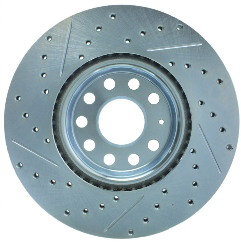 StopTech Select Sport 06-17 Volkswagen Jetta Slotted & Drilled Front Left Rotor - eliteracefab.com