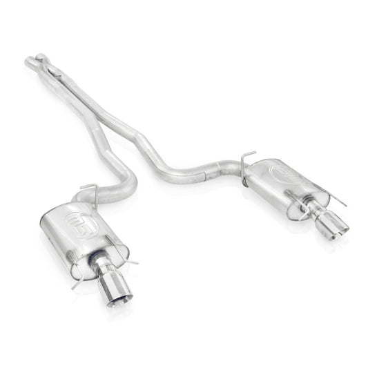 Stainless Works 2009-15 Cadillac CTS-V Sedan 3in Catback System X-Pipe Chambered Mufflers 4in Tips Stainless Works