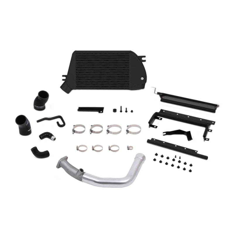 Mishimoto 2015 Subaru WRX Top-Mount Intercooler Kit - Powder Coated Black & Polished Pipes - eliteracefab.com