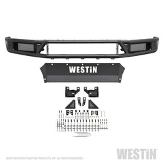 Westin 19-20 Chevy Silverado 1500 Outlaw Front Bumper - Textured Black