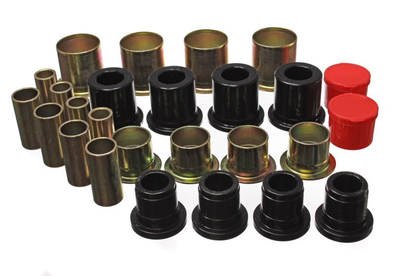 Energy Suspension 73-91 Ford K-5 Blazer/Denali XL/Suburban/Yukon Black Front Control Arm Bushing Set - eliteracefab.com