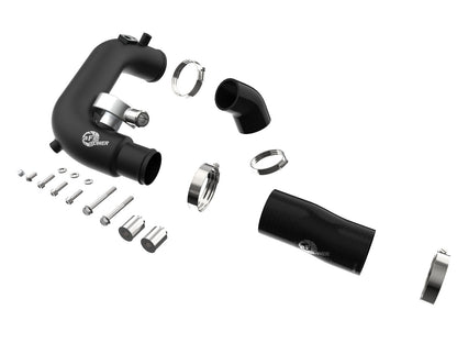 aFe BladeRunner 2 1/2in Intercooler Hot Side Charge Pipe 18-21 Jeep Wrangler JL L4-2.0L (t) - Black - eliteracefab.com