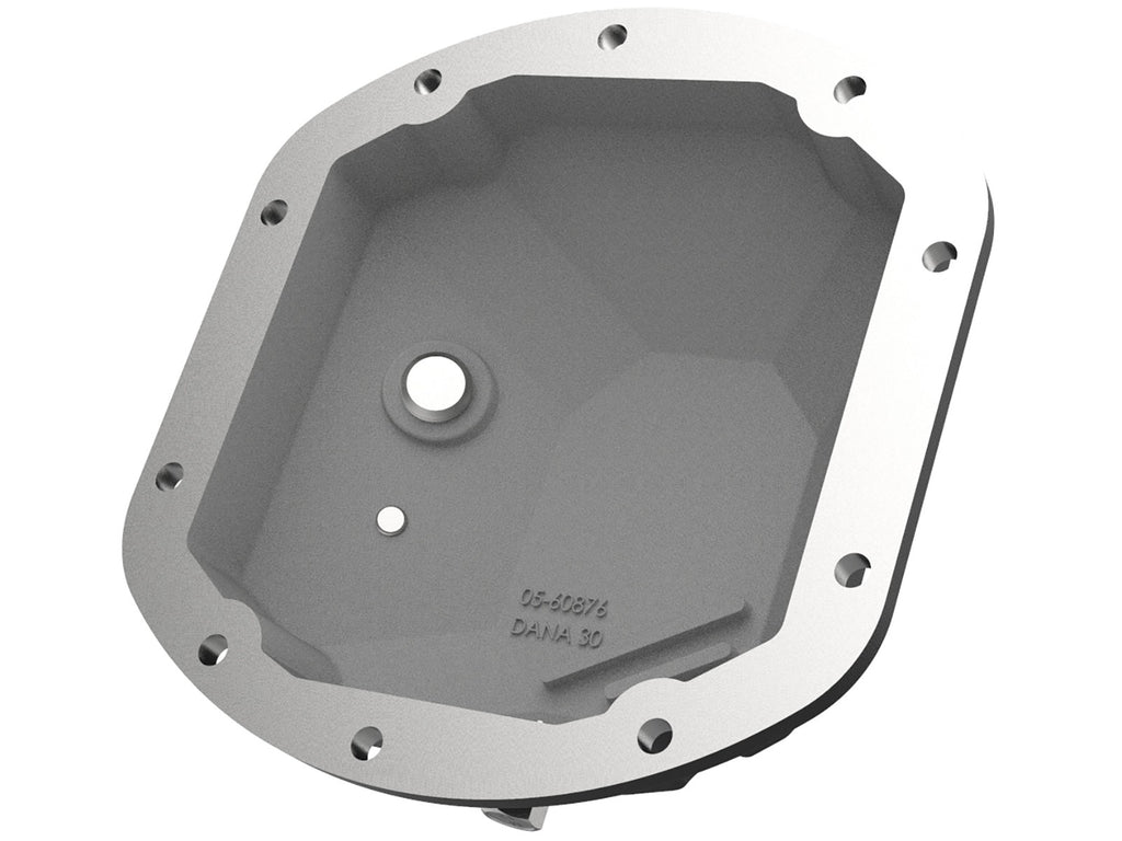 aFe Street Series Dana 30Front Differential Cover Black w/ Machined Fins 97-18 Jeep Wrangler - eliteracefab.com