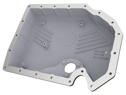 aFe 05-19 VW 1.8L/2.0L w/ Oil Sensor Engine Oil Pan Black POWER Street Series w/ Machined Fins - eliteracefab.com