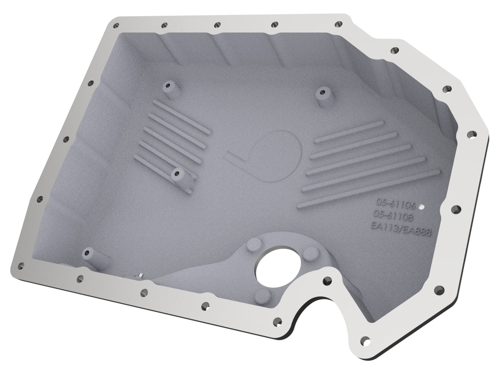 aFe 05-19 VW 1.8L/2.0L w/ Oil Sensor Engine Oil Pan Black POWER Street Series w/ Machined Fins - eliteracefab.com