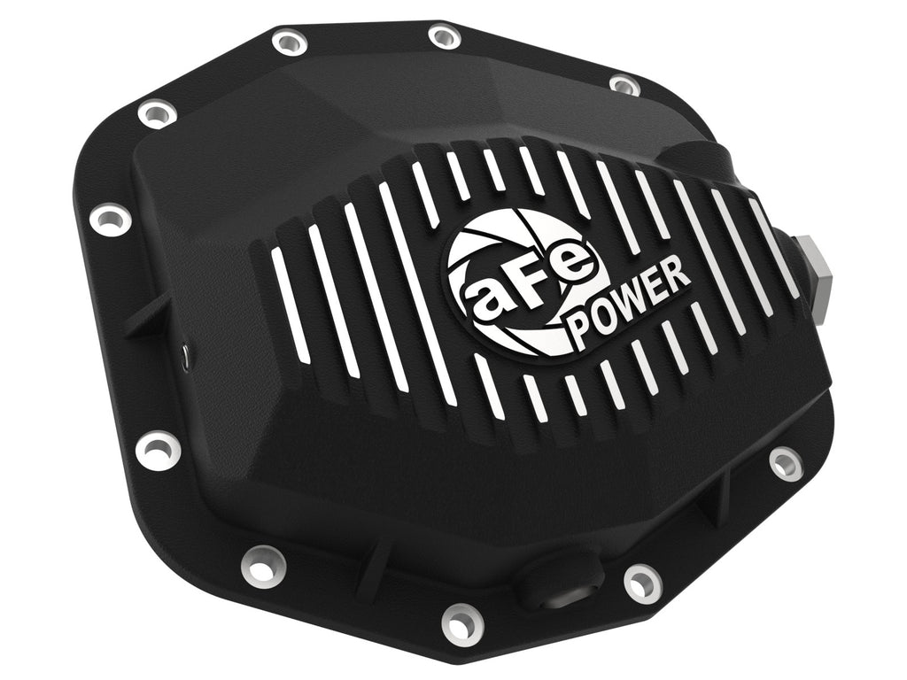 aFe POWER 21-22 Ram 1500 TRX Hemi V8 6.2L (sc) PRO Series Rear Differential Cover Black w/ Machined - eliteracefab.com