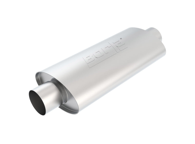 Borla XR-1 Racing Sportsman 3 inch Outlet / 3 inch Inlet Oval Muffler - eliteracefab.com