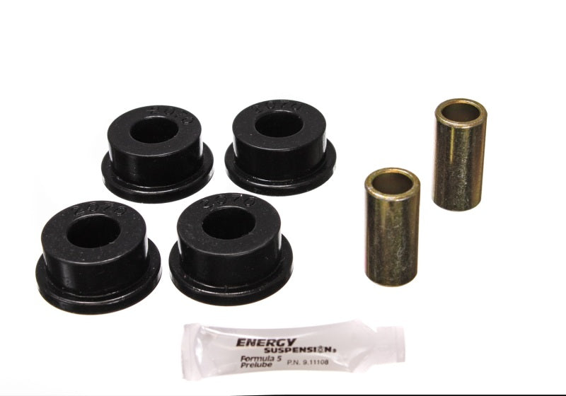 Energy Suspension 80-98 Ford F-250 4WD/F350 4WD Black Front Frame Shackle Bushing Set - eliteracefab.com