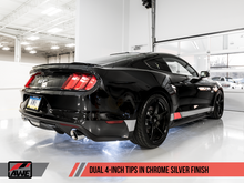 Load image into Gallery viewer, AWE Tuning S550 Mustang GT Cat-back Exhaust - Track Edition (Chrome Silver Tips)