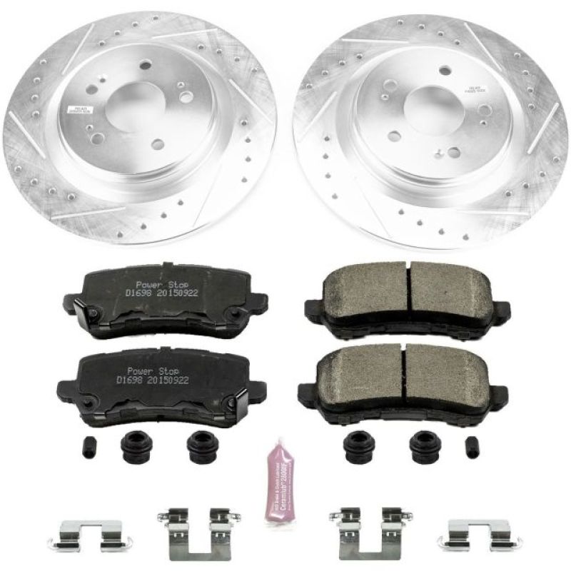 Power Stop 18-19 Honda Odyssey Rear Z23 Evolution Sport Brake Kit - eliteracefab.com