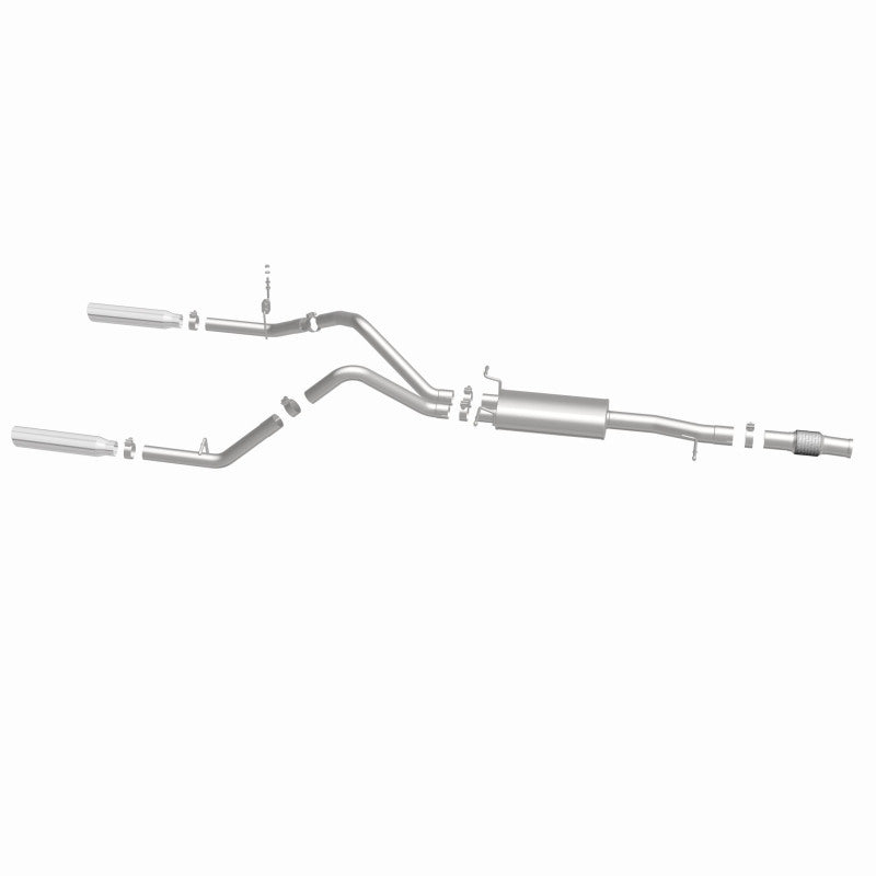 Magnaflow 14 Chev Silverado V8 5.3L SC Cab Dual Split Rear Exit SS Cat Back Perf Exhaust Magnaflow