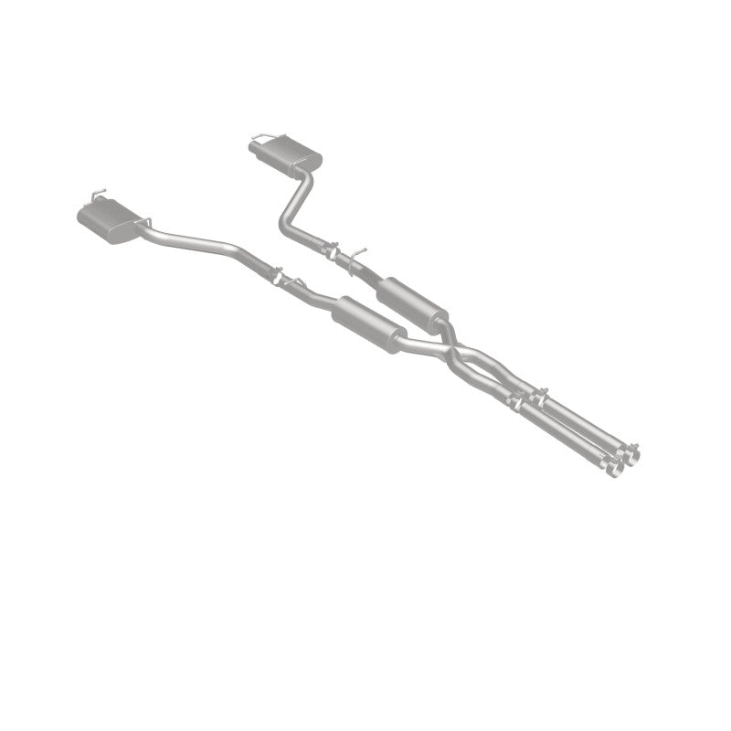 MagnaFlow Cat-Back SS 2.5in Dual Split Rear Exit (OEM Tips) 15-16 Dodge/Chrysler Charger/300 5.7L V8 Magnaflow