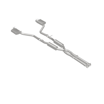 MagnaFlow Cat-Back SS 2.5in Dual Split Rear Exit (OEM Tips) 15-16 Dodge/Chrysler Charger/300 5.7L V8 Magnaflow