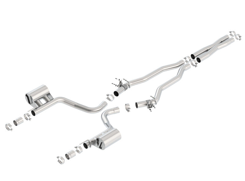 2015-2021 Dodge Challenger SRT Hellcat Cat-Back Exhaust System ATAK Part # 140646 - eliteracefab.com