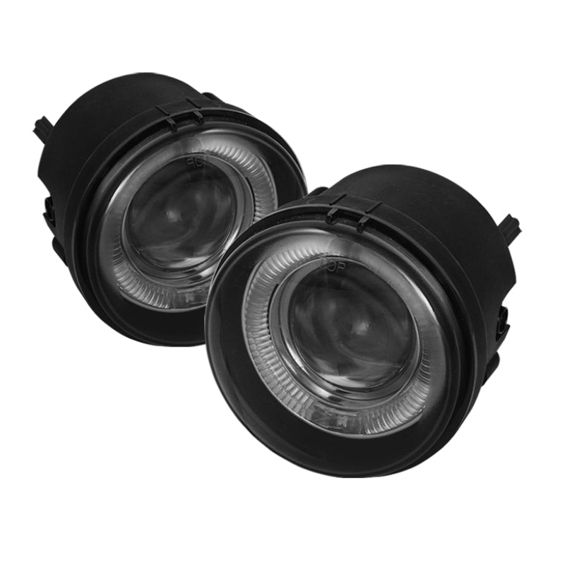 Spyder Dodge Charger 06-10/Caravan 05-07Halo Projector Fog Lights w/swch Clear FL-P-DCH05-HL - eliteracefab.com