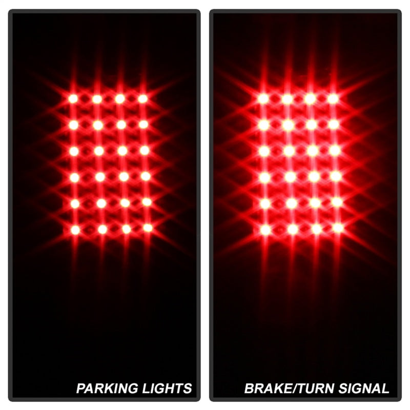 Xtune Dodge Ram 1500 94-01 / Ram 2500/3500 94-02 LED Tail Lights Black ALT-ON-DRAM94-LED-BK - eliteracefab.com