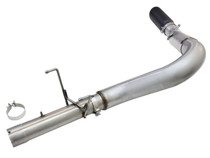 aFe MACHForce XP Exhaust Large Bore 5in DPF-Back SS 13-15 Dodge Trucks L6-6.7L (td) *Black Tip - eliteracefab.com