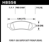 Hawk Performance Super Duty Brake Pads - HB556P.710