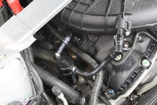 Load image into Gallery viewer, J&amp;L 11-17 Ford Mustang V6 Passenger Side Oil Separator 3.0 - Black Anodized - eliteracefab.com