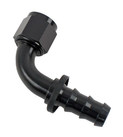 Fragola Performance Systems 209010-BL - 8000 Series Push-Lite Race Hose End - 90 Degree Fragola