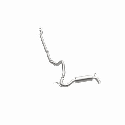 MagnaFlow 12-14 Jeep Wrangler 4dr Single Straight Rear P/S Exit Stainless C/B Performance Exhaust Magnaflow