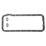 Moroso Ford 332-428 FE Oil Pan Gasket Set - Rubber-Coated Fiber