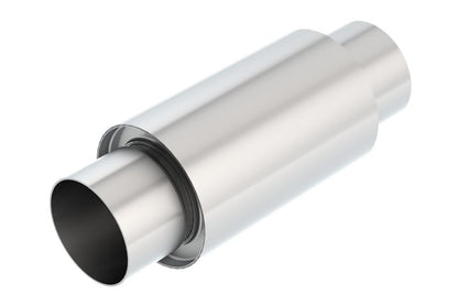 Borla 3 -1/2in In/Out x 5in Round x 8in Long XR-1 Sportsman Shorty Racing Muffler - eliteracefab.com