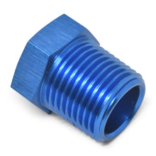 Load image into Gallery viewer, Russell Performance 1/2in Male to 3/8in Female Pipe Bushing Reducer (Blue)