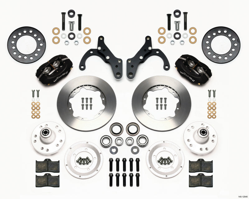Wilwood Forged Dynalite Front Kit 11.00in 69-70 Impala Drum/Disc 69-82 Vette Wilwood