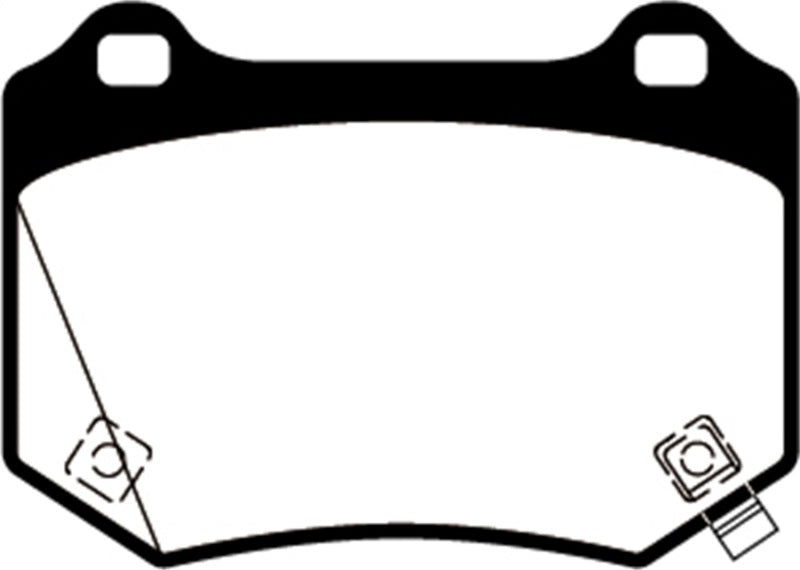 EBC 18+ WRX STI Yellowstuff Rear Brake Pads - eliteracefab.com