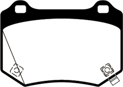 EBC 18+ WRX STI Yellowstuff Rear Brake Pads - eliteracefab.com