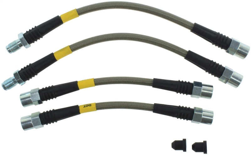 StopTech Audi Rear Stainless Steel Brake Line Kit - eliteracefab.com