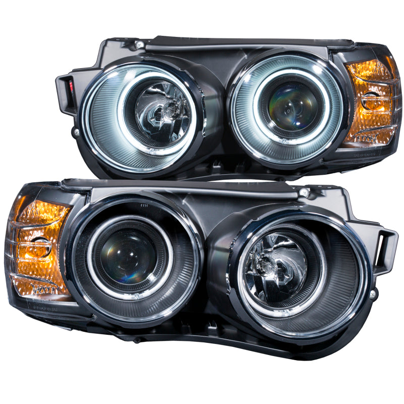 ANZO USA Chevrolet Sonic 4dr / Hatchback Projector Headlights W/ Halo Black Ccfl; 2012-2015 - eliteracefab.com