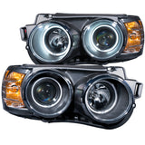 ANZO USA Chevrolet Sonic 4dr / Hatchback Projector Headlights W/ Halo Black Ccfl; 2012-2015