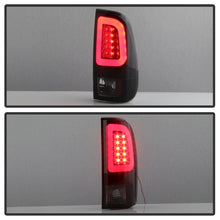 Load image into Gallery viewer, Spyder 97-03 Ford F150 Stylsd. F250 V3 Lght Bar LED Tail Lights - Blk Smk ALT-YD-FF15097V3-LBLED-BSM - eliteracefab.com