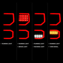 Load image into Gallery viewer, ANZO 2007-2013 Toyota Tundra LED Taillights Plank Style Black w/Smoke Lens - eliteracefab.com