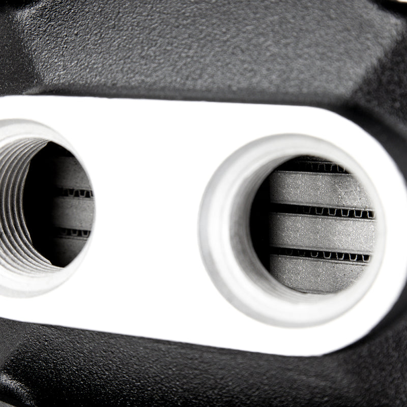 Mishimoto Universal Air-To-Water Intercooler Dual Pass (1500hp) - Opposite Side Inlet/Outlet Mishimoto