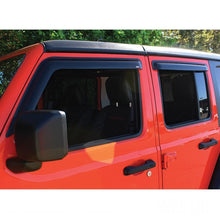 Load image into Gallery viewer, Westin 2018-2019 Jeep Wrangler JL Wade Slim Wind Deflector 2pc - Smoke