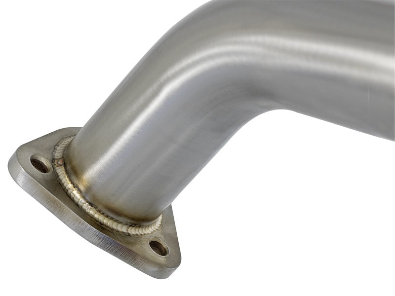 aFe Power Elite Twisted Steel 16-17 Honda Civic I4-1.5L (t) 2.5in Rear Down-Pipe Mid-Pipe - eliteracefab.com