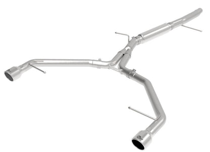 aFe MACHForce XP 3in-2.5in SS Exhaust Axle-Back 17-19 Audi A4 (B9) L4-2.0L (t) - Polished aFe