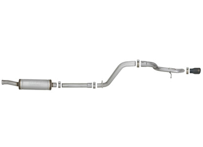 aFe MACH Force-Xp Axle-Back Hi-Tuck Exhaust System w/Black Tip 18-19 Jeep Wrangler (JL) V6 3.6L aFe