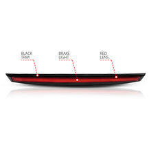 Load image into Gallery viewer, ANZO 2007-2014 Chevrolet Suburban 1500 LED 3rd Brake Light Black Housing Red Lens w/ Spoiler 1pc - eliteracefab.com