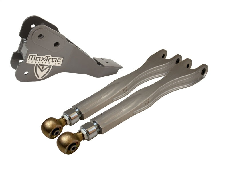 MaxTrac 17-19 Ford F-250/350 4WD Dually 4in & 6in Lift Kit - Front Driver 4-Link Arms/Brackets - eliteracefab.com