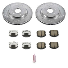 Load image into Gallery viewer, Power Stop 06-13 Chevrolet Corvette Rear Z26 Street Warrior Brake Kit - eliteracefab.com