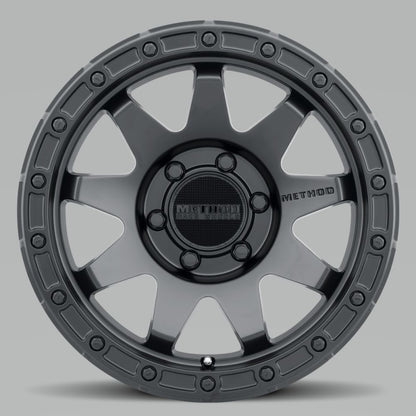 Method MR317 18x9 +3mm Offset 6x5.5 106.25mm CB Matte Black Wheel - eliteracefab.com